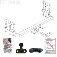 Tow-Trust Towbar for Vauxhall Astra (H) 3 Door Hatchback 2005-2011 - Flange