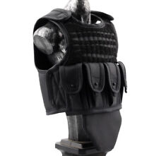 1/6th Male Soldier SWAT Black Combat Vest Body Armor Model for 12'' Figure