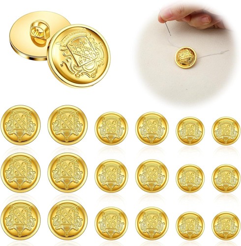 18pcs gold metal blazer - gold,