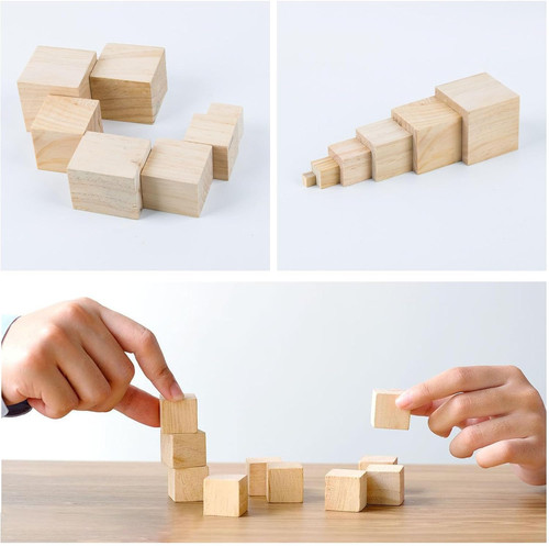 Small wooden cubes - small,