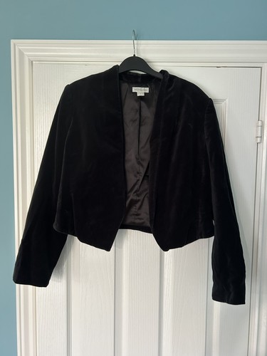 Monsoon velvet look black