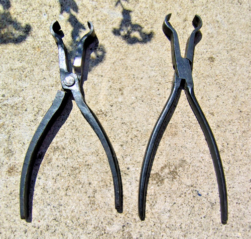 Vintage crucible tongs 11 - crucible,