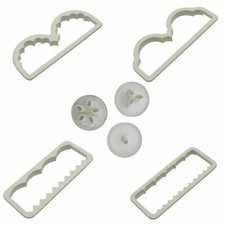 Broderie Anglaise Sugarcraft Fondant Cutters - Mixed Designs and Pack Sizes