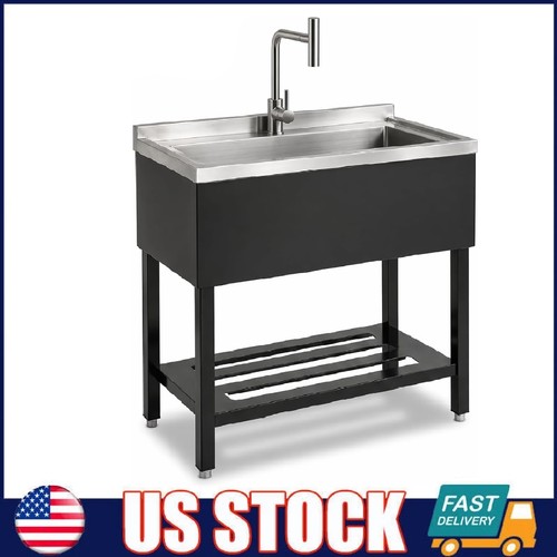 Stainless steel utility sink - stainless,