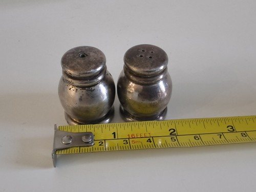Tiny antique silver plated - tiny,