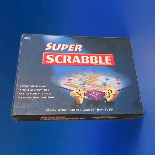Super scrabble wooden - scrabble, tiles