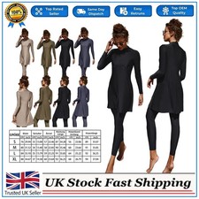 Modest Burkini Muslim Women Full Cover Islamic Swimsuit Swimwear Bathing Suit！