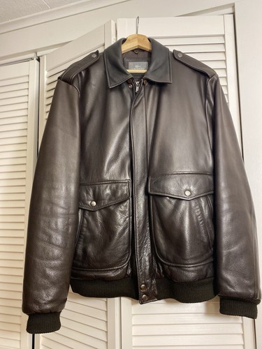 Leather bomber jacket lacoste - leather,