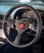 MOMO Monte Carlo Style Steering Wheel 14" 350mm RED Edition: UK Stock