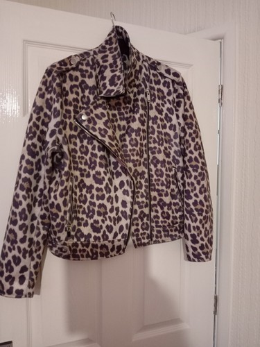 Leopard print cropped - , jacket