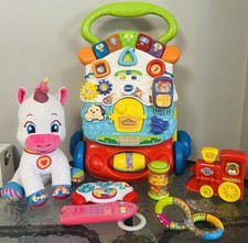 7x Baby Toys Bundle: Vtech, Clementoni, Chad Valley, Halilit, Winfun. 6 Months +