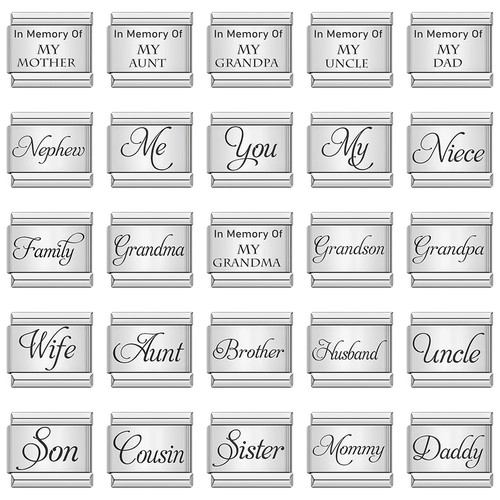 Italian charms bracelet - charms,