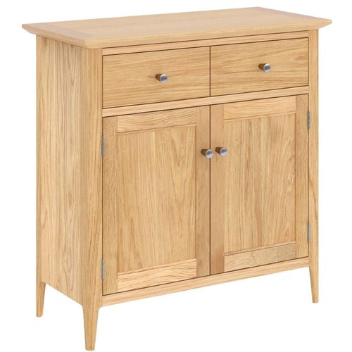 Solid oak mini sideboard - solid,