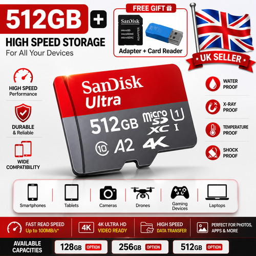 Sandisk ultra micro - ultra, 128gb