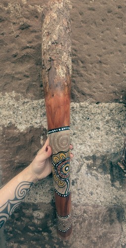 Aboriginal didgeridoo bag - +,