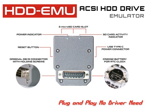 Atari hdd drive acsi - atari,