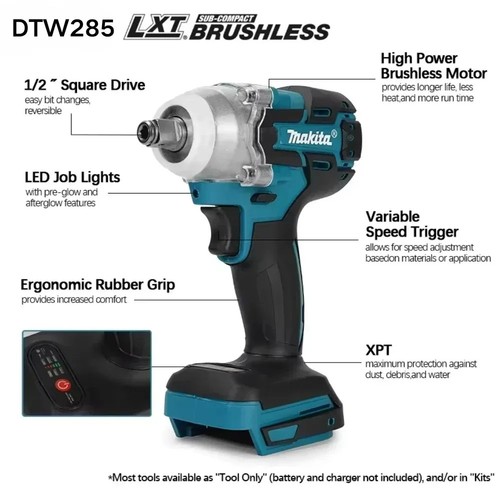 Makita dtw285 18v brushless - makita,