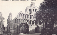 "Colchester. Botolph's Priory" Essex England. Vintage Postcard *Worldwide ship*