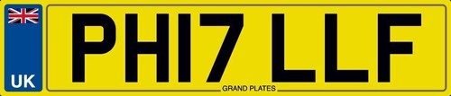Phil number plate - number,