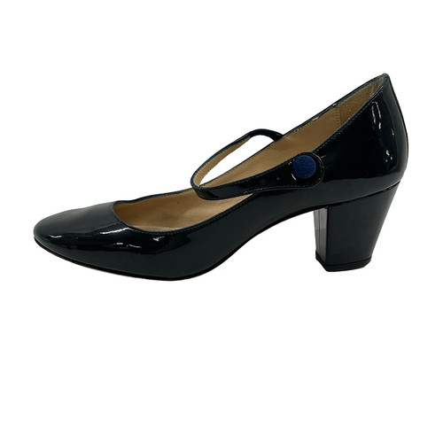 Repetto black patent - patent, leather