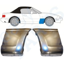For Mazda MX 5 NA 1989-1998 Front Fenders Repair Sheet Metal Pair