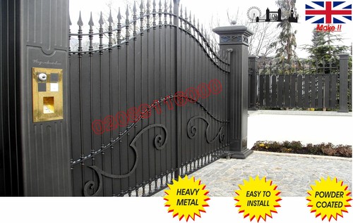 Driveway gates metal - metal,
