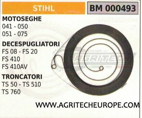 Stihl chainsaw starter spring - starter,