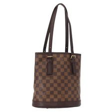 LOUIS VUITTON Damier Ebene Marais Shoulder Bag N42240 LV Auth bs31105