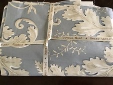 Colefax & Fowler Linen Fabric Remnant “Acanthus” Blue. 2.25 Meters. New