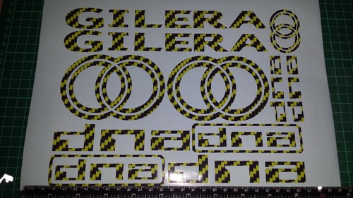 Gilera dna decals stickers - dna, decals/stickers
