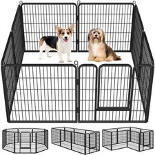 8 Panel Foldable Dog Pen Pet
