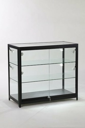 Glass lit black aluminium - ,