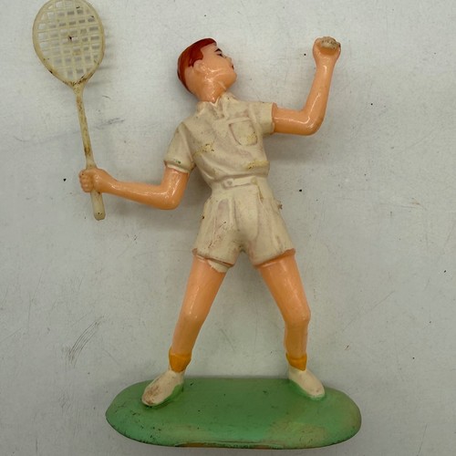 Vtg plastic tennis player - vtg,