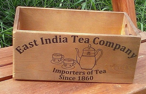 Tea rustic wooden - tea., india