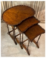 Antique Burr Walnut Kidney