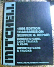 Mitchell Transmission Service  Manual 1986 Domestic & 1985 Imported Car L Truck