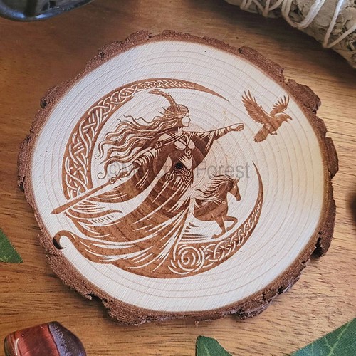 Morrigan altar tile - morrigan, morrighan