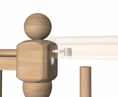 Zipbolt newel post handrail - zipbolt,
