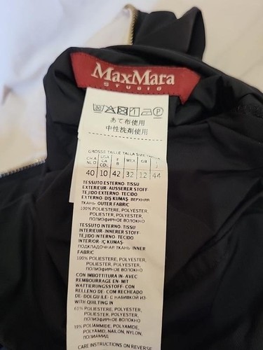 Women max mara coat - black, /