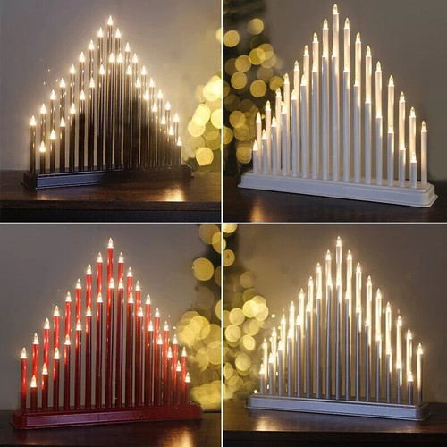 Christmas candle bridge light - christmas,