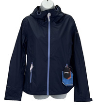 Icepeak Branchville Waterproof Jacket, Womens Jacket UK Size 12, Navy, New
