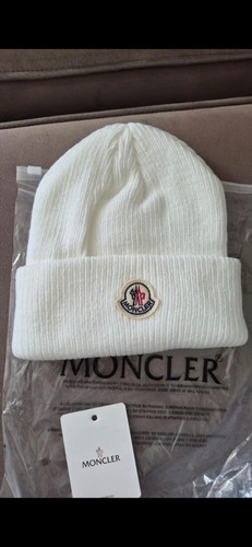 White moncler ribbed knit - moncler,