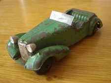 Dinky pre war alvis with smooth hubs thin axles rare colour