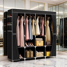 Fabric Canvas Wardrobe with