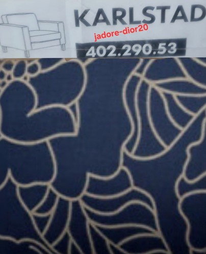 Ikea karlstad cover blue beige - ikea,