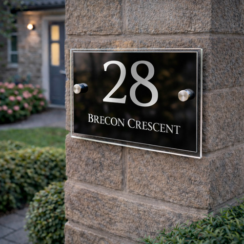 House number plaques - number,