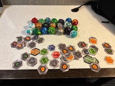 Bakugan figures and cards