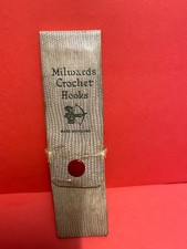 Vintage VERY RARE Milwards Crochet  Hooks in original case