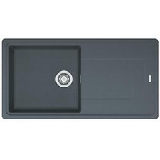 Franke Gemini GMD611GP 1.0 Bowl Tectonite Reversible Graphite Grey Kitchen Sink