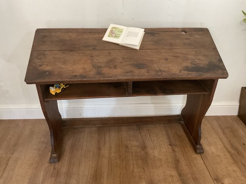 Antique child school desk - child’s,